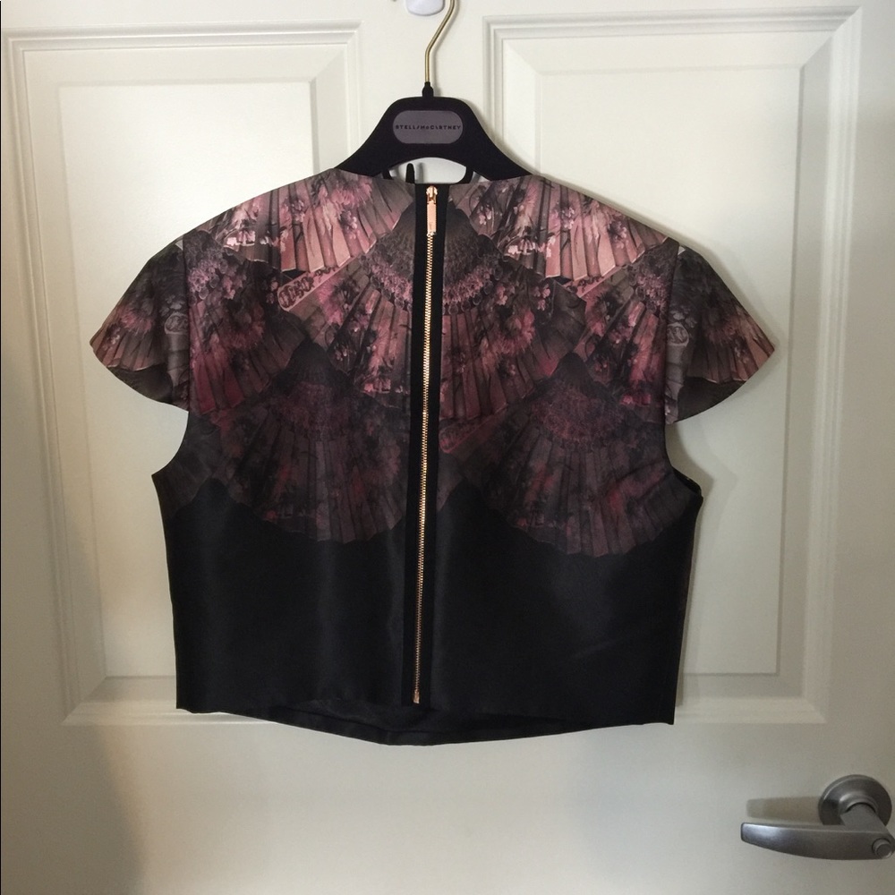 Ted Baker NWT burgundy pattern top blouse - Picture 2 of 4